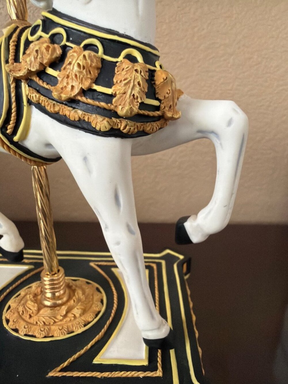 San Francisco Music Box Arabesque Carousel Horse Ltd Ed Wind Beneath Wings w/Box - Picture 14 of 17